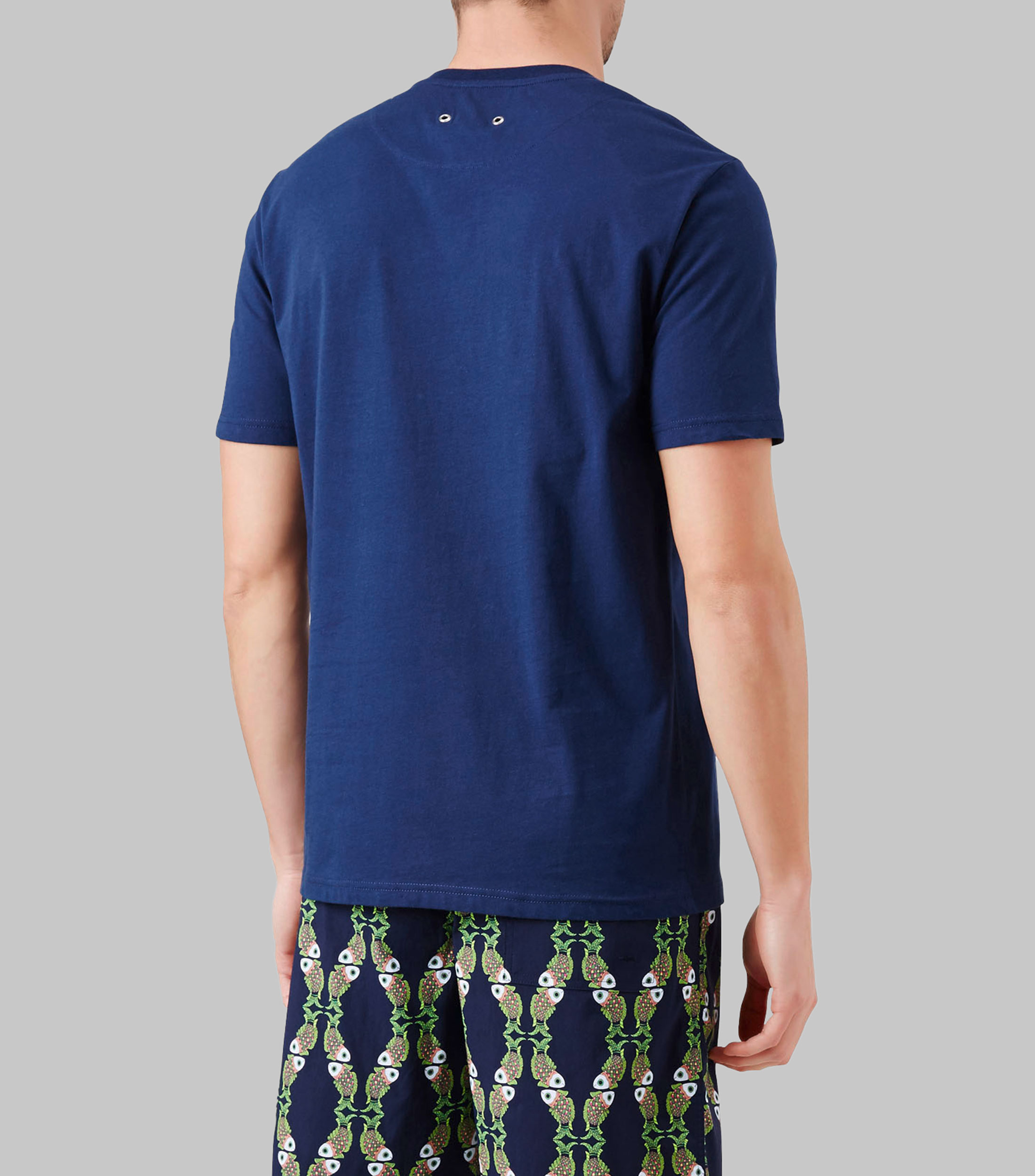 Playera cuello redondo manga corta lisa Hombre